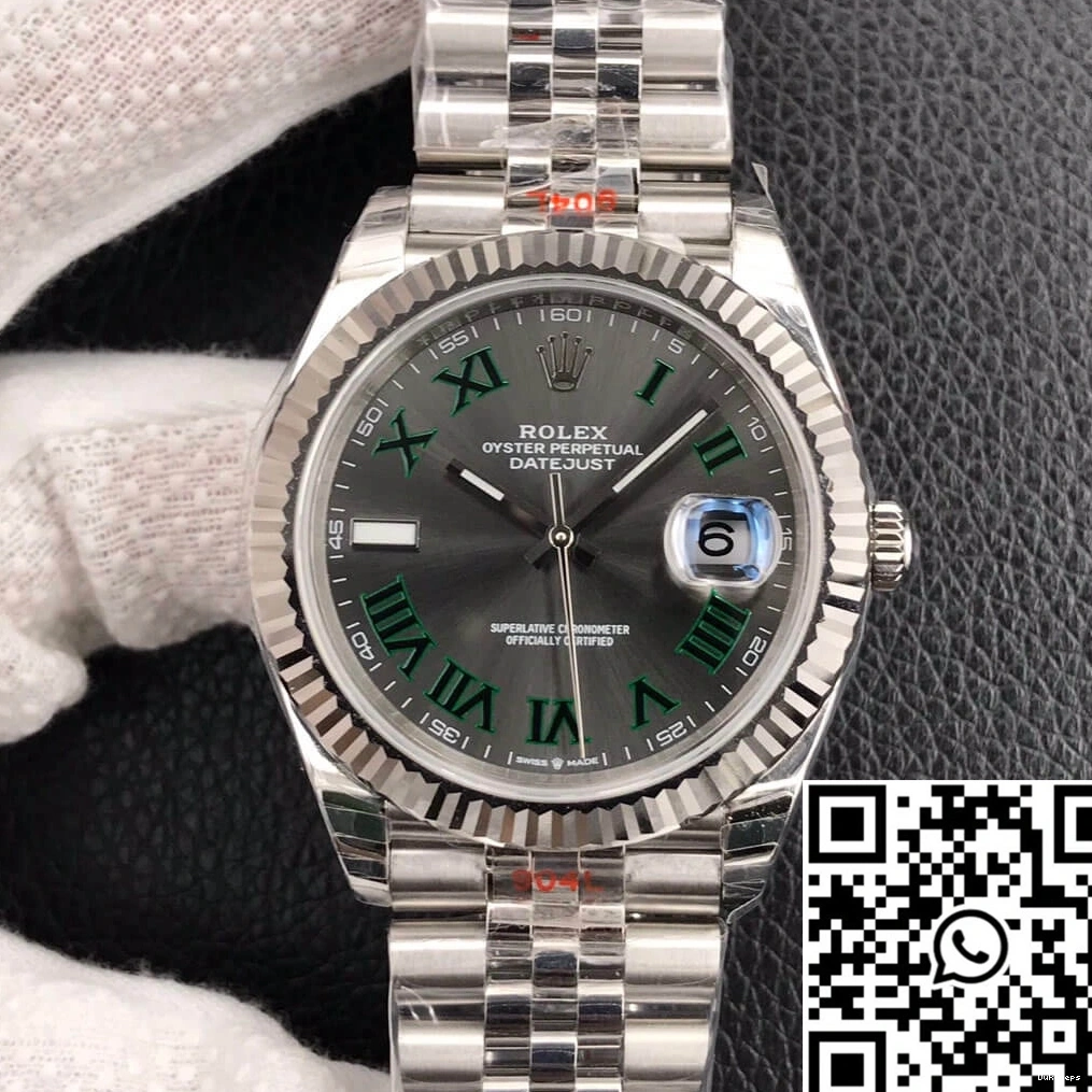 Steel Datejust EW Factory M126334-0022 Stainless Rolex 0402